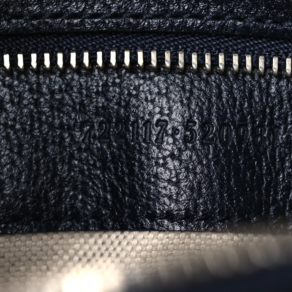GG Supreme Monogram Textured Dollar Calfskin Web Studded Mini Ophidia Flap Shoulder Bag Beige Blue wholesalehk.shop