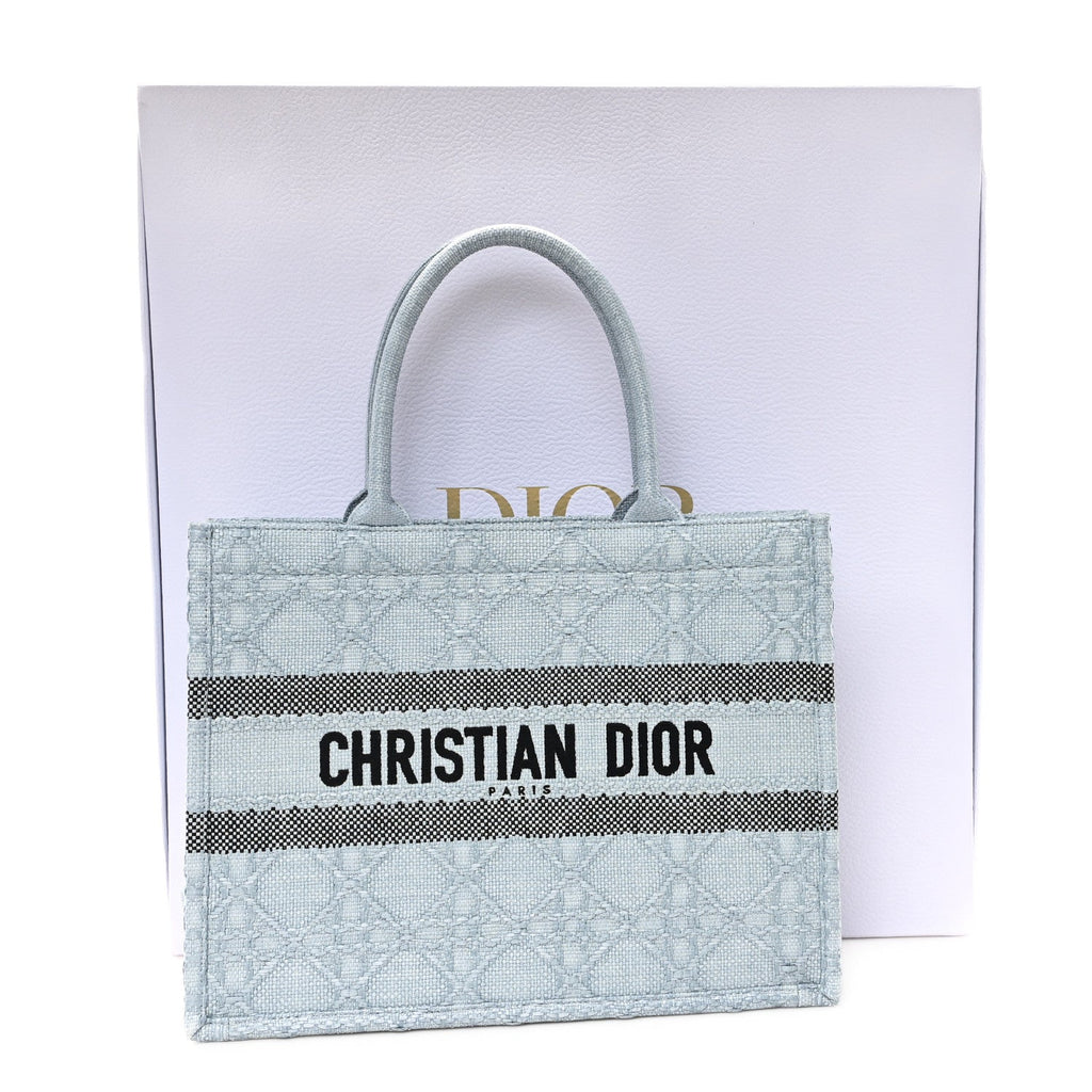 Raffia Cannage Medium Book Tote Blue £¨ Direct shipment via from wholesalehk.shop