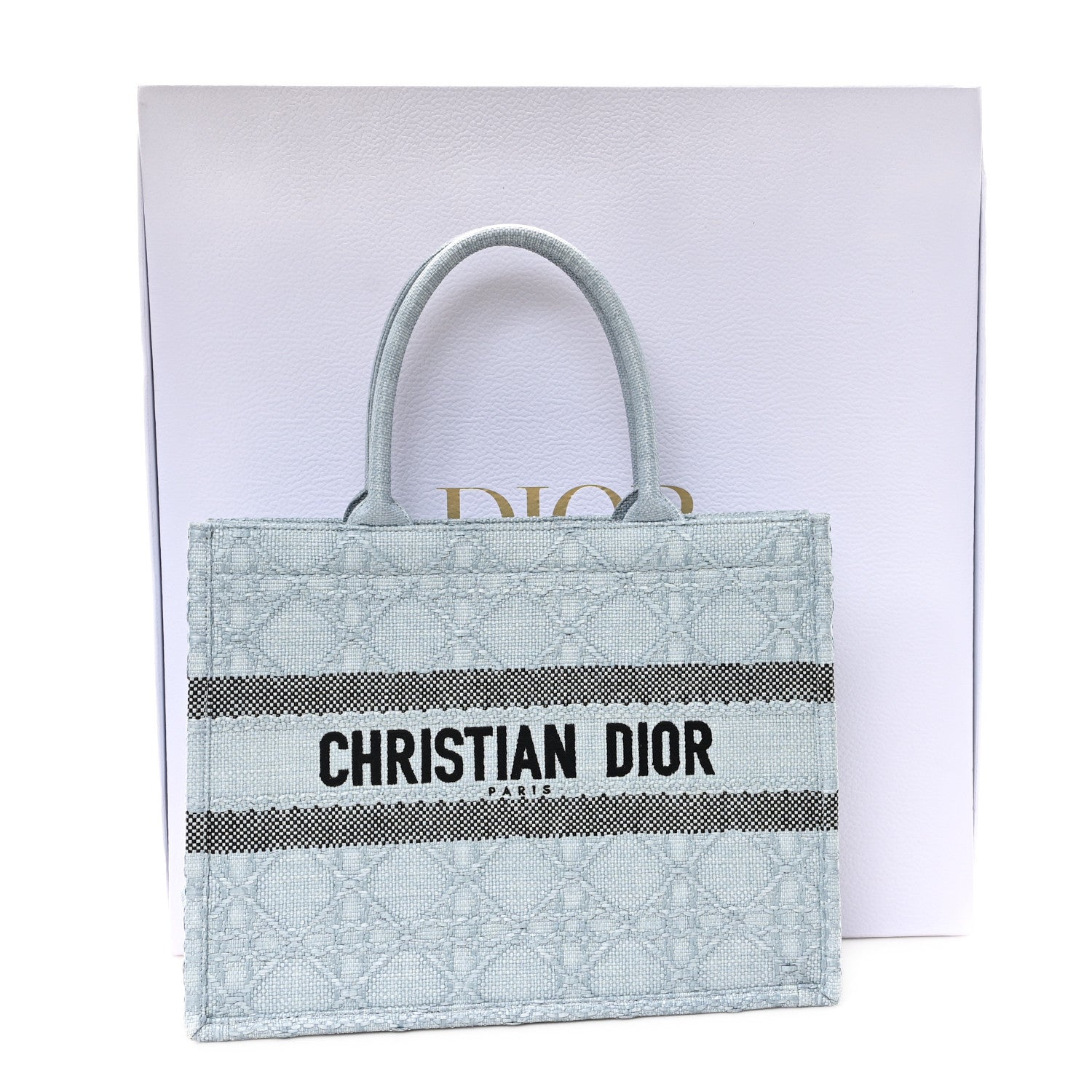Raffia Cannage Medium Book Tote Blue £¨ Direct shipment via from wholesalehk.shop