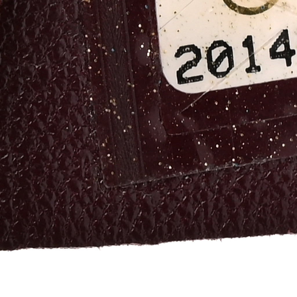 Lambskin Quilted Golden Class Wallet on Chain WOC Black wholesalehk.shop