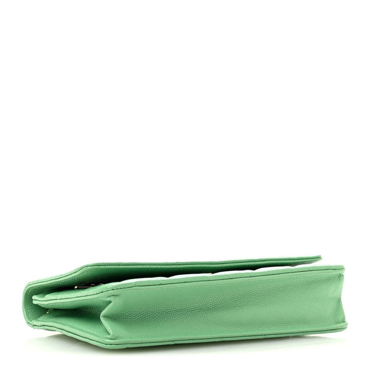 Caviar Quilted Wallet On Chain WOC Green wholesalehk.shop