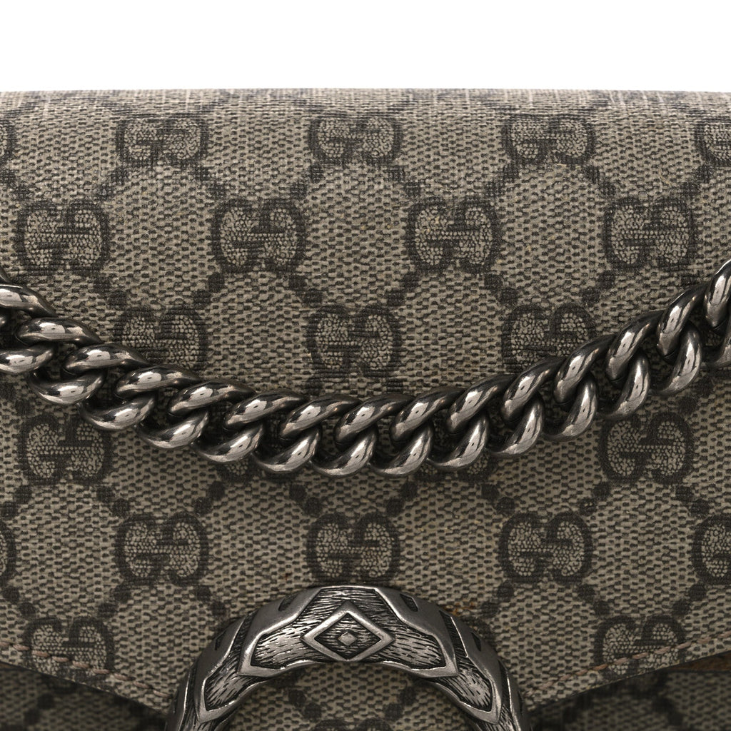 GG Supreme Monogram Small Dionysus Shoulder Bag Taupe wholesalehk.shop