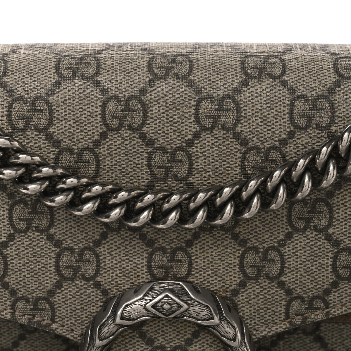 GG Supreme Monogram Small Dionysus Shoulder Bag Taupe wholesalehk.shop