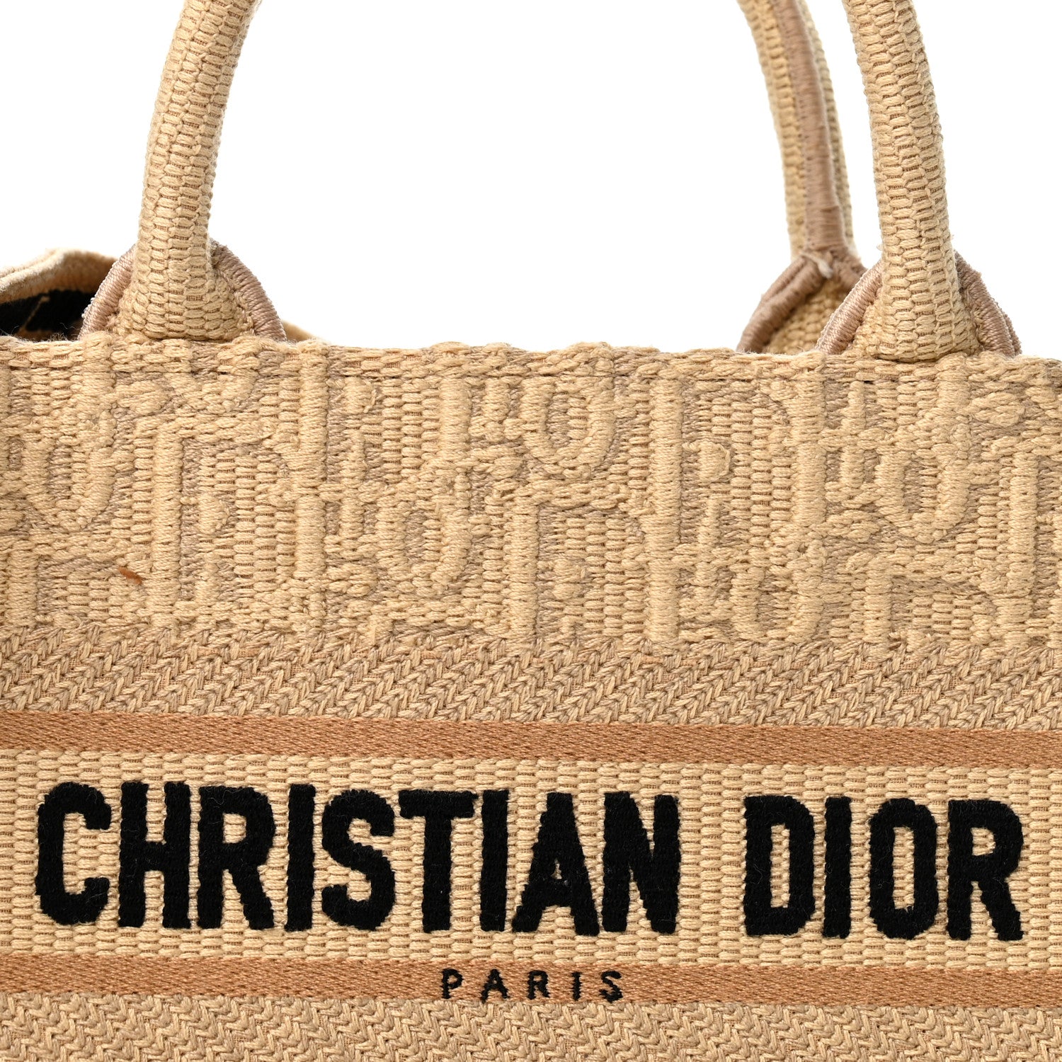 Raffia Oblique Mini Toile De Jouy Book Tote With Strap Beige £¨ Direct shipment via from wholesalehk.shop