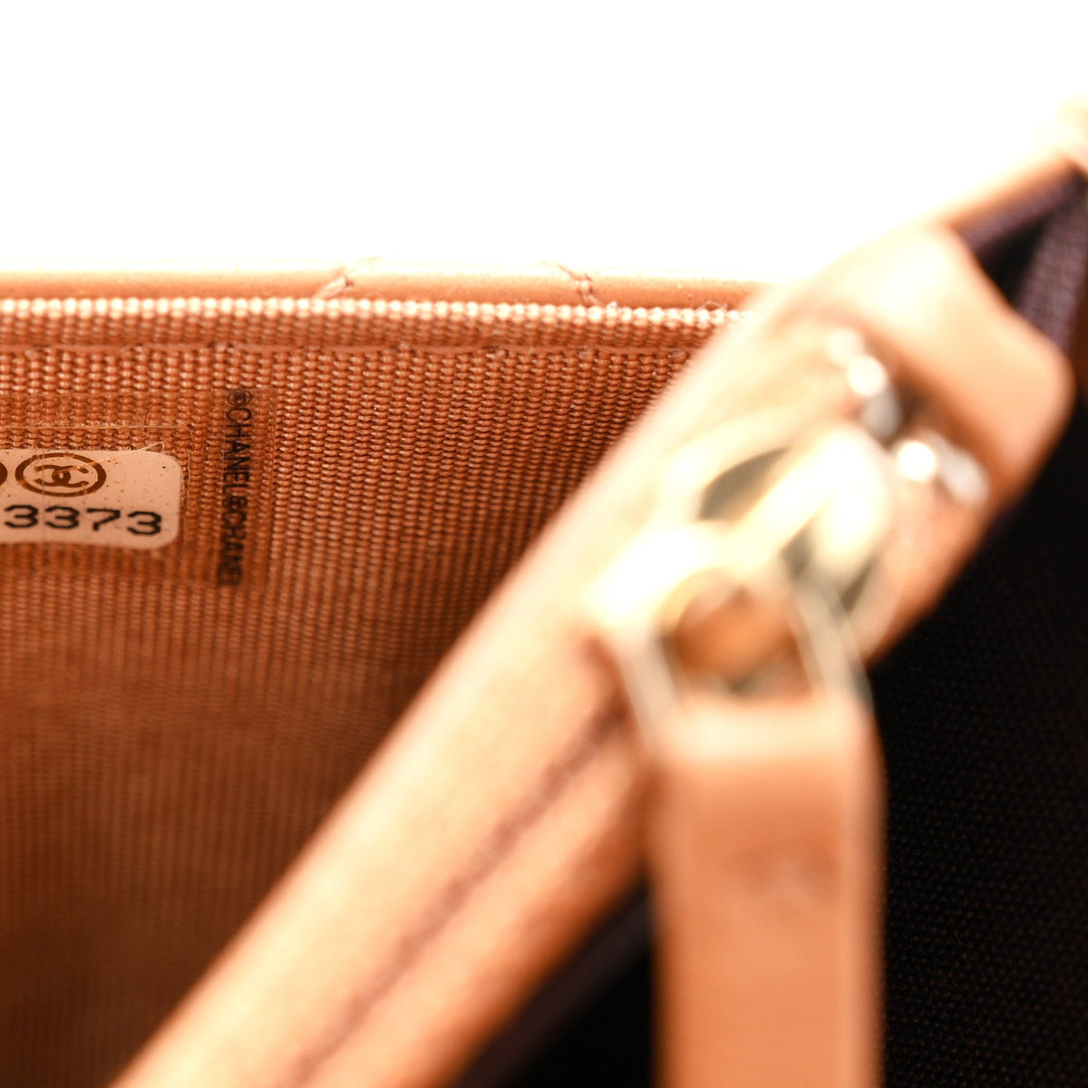 Lambskin Quilted Trendy CC Wallet On Chain WOC Camel wholesalehk.shop