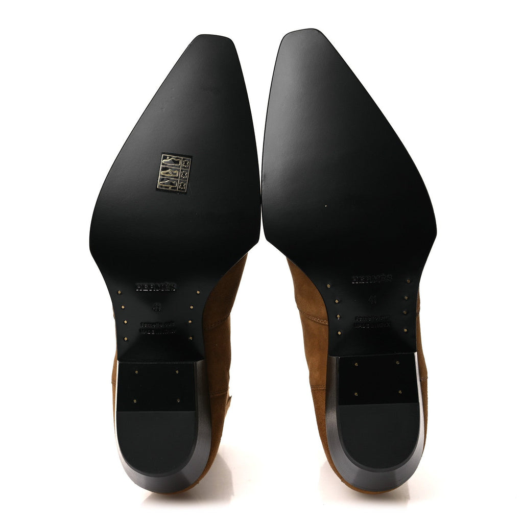 Suede Goatskin Womens Vegas 35 Ankle Boot 41 Brun Fume wholesalehk.shop