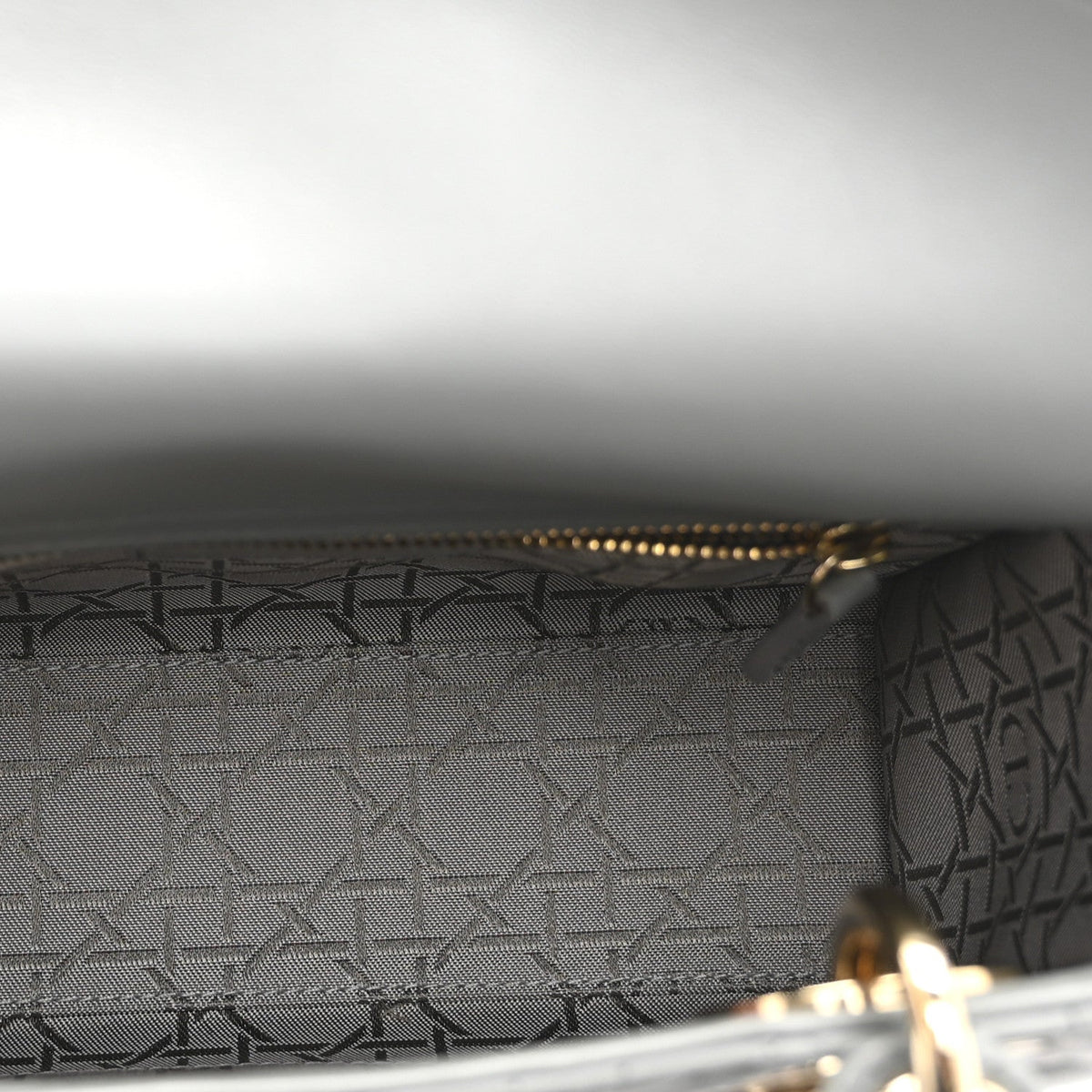 Lambskin Cannage Small My ABCDior Lady Dior Grey wholesalehk.shop