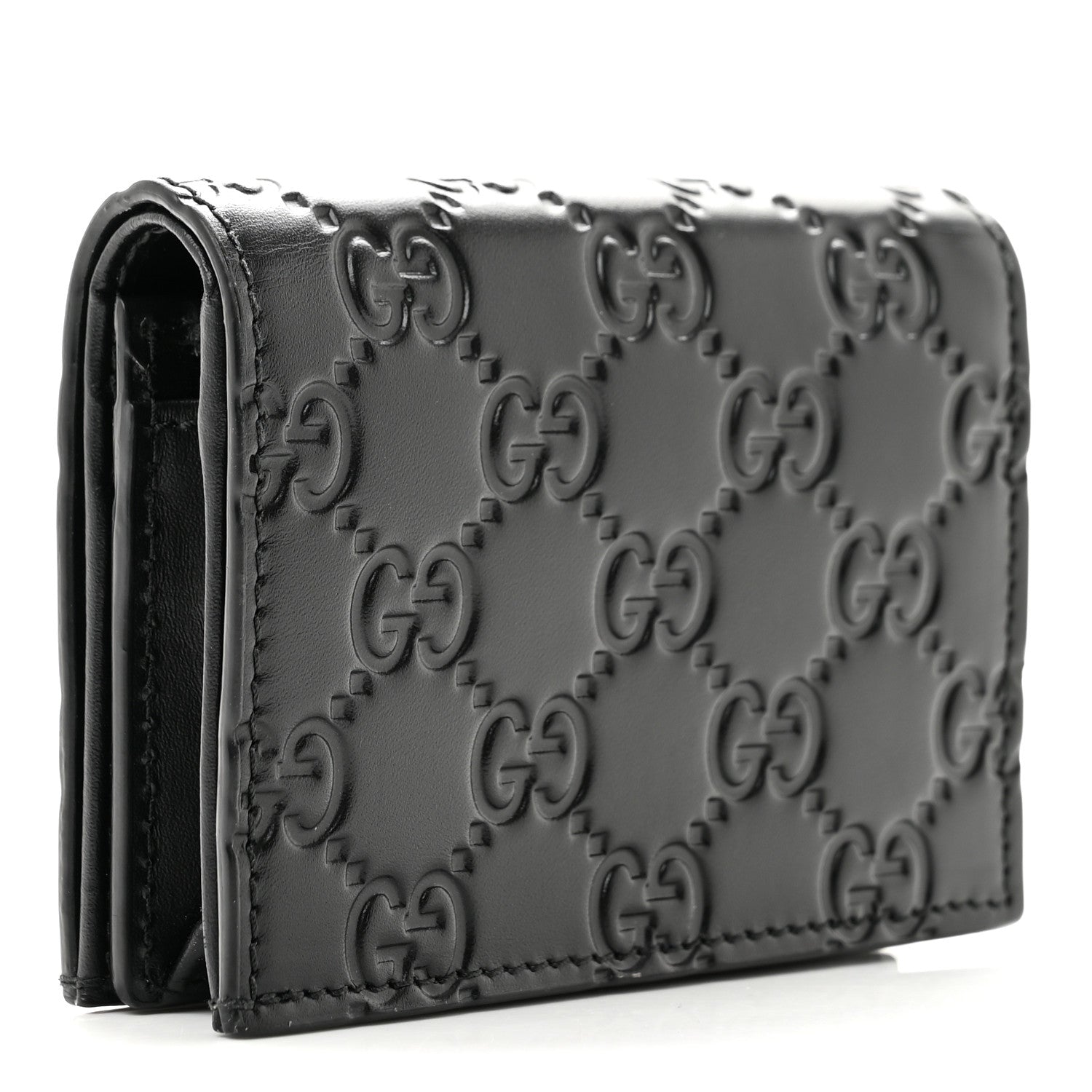 Guccissima Card Case Wallet Black £¨ Direct shipment via from wholesalehk.shop