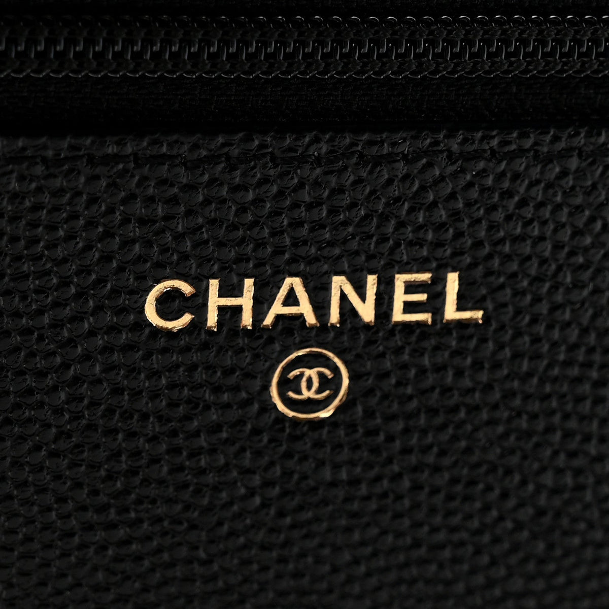 Caviar Quilted Golden Class Wallet On Chain WOC Black wholesalehk.shop
