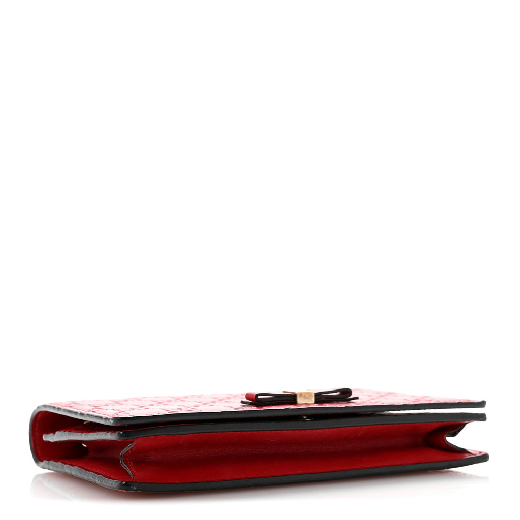Guccissima Signature Bowy Chain Wallet Hibiscus Red £¨ Direct shipment via from wholesalehk.shop