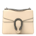 Textured Calfskin Crystal Mini Dionysus Shoulder Bag Mystic White wholesalehk.shop