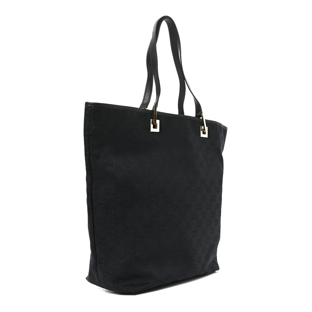 Monogram Large Bucket Tote Black wholesalehk.shop