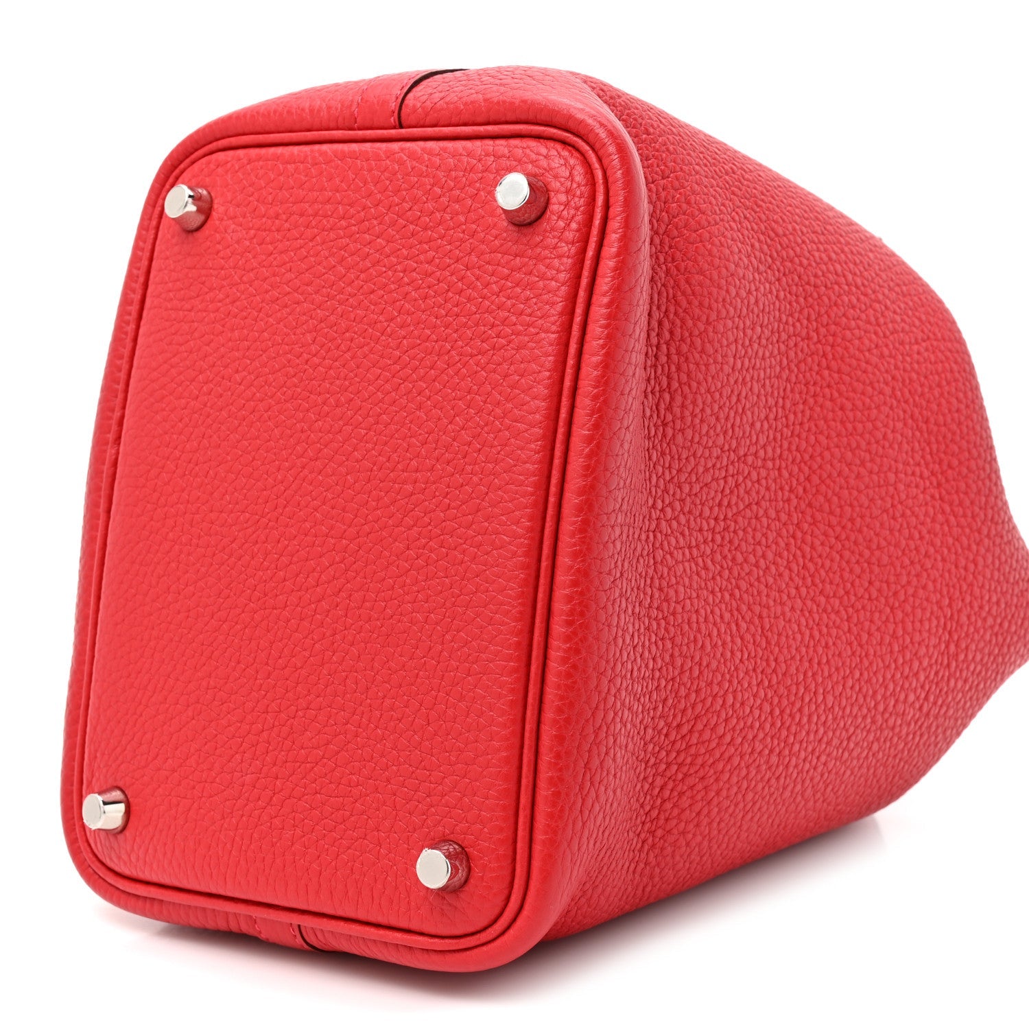 Taurillon Clemence Picotin Lock 18 PM Rouge Casaque £¨ Direct shipment via from wholesalehk.shop