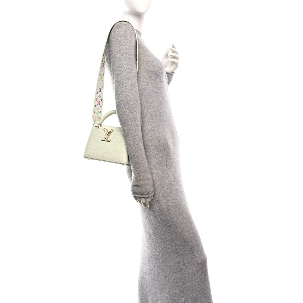 LV X TM Taurillon Mini Capucines Green £¨ Direct shipment via from wholesalehk.shop