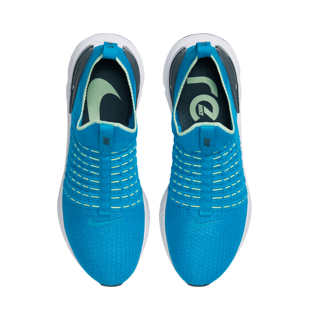 2026 New Arrival React Phantom Run Flyknit 2 Men's :Blue Orbit | Vapor Green wholesalehk.shop