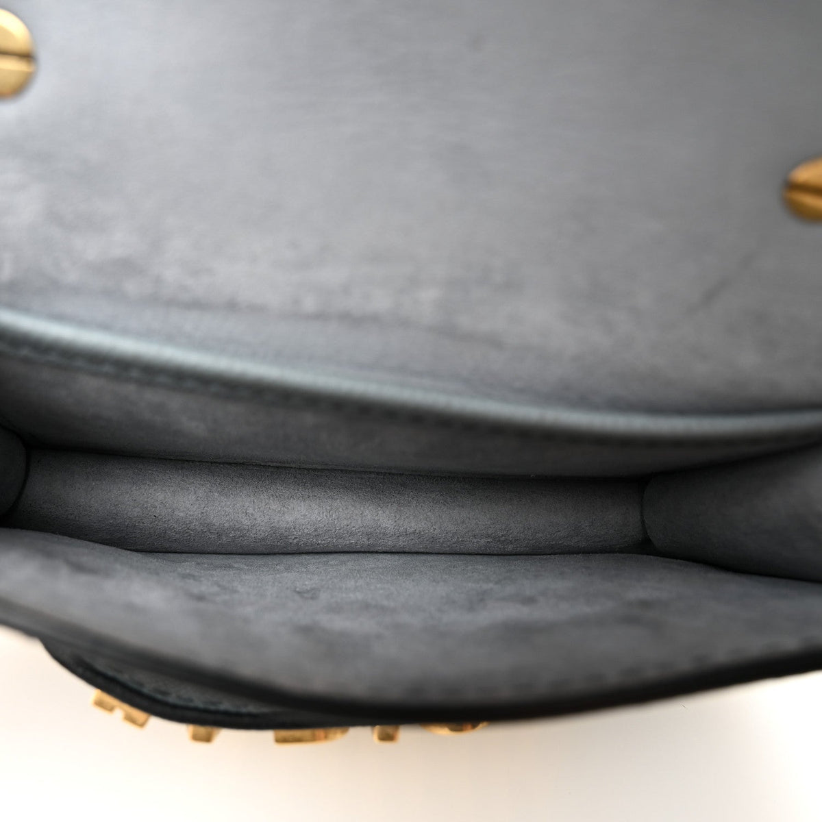 Grained Calfskin Mini J'Adior Chain Flap Bag Sky Blue wholesalehk.shop