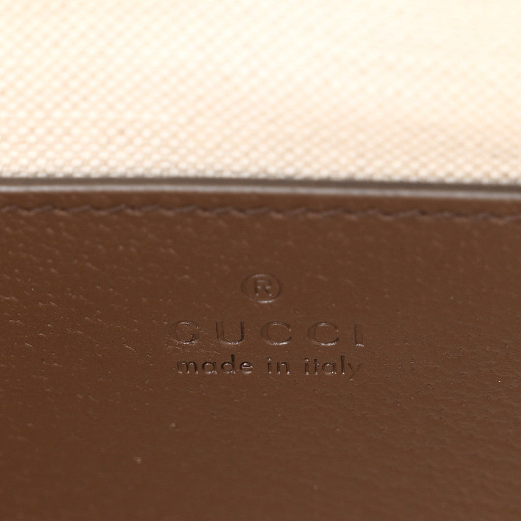 GG Supreme Monogram Textured Dollar Calfskin Web Medium Ophidia Top Handle Bowler Bag Beige Ebony New Acero wholesalehk.shop