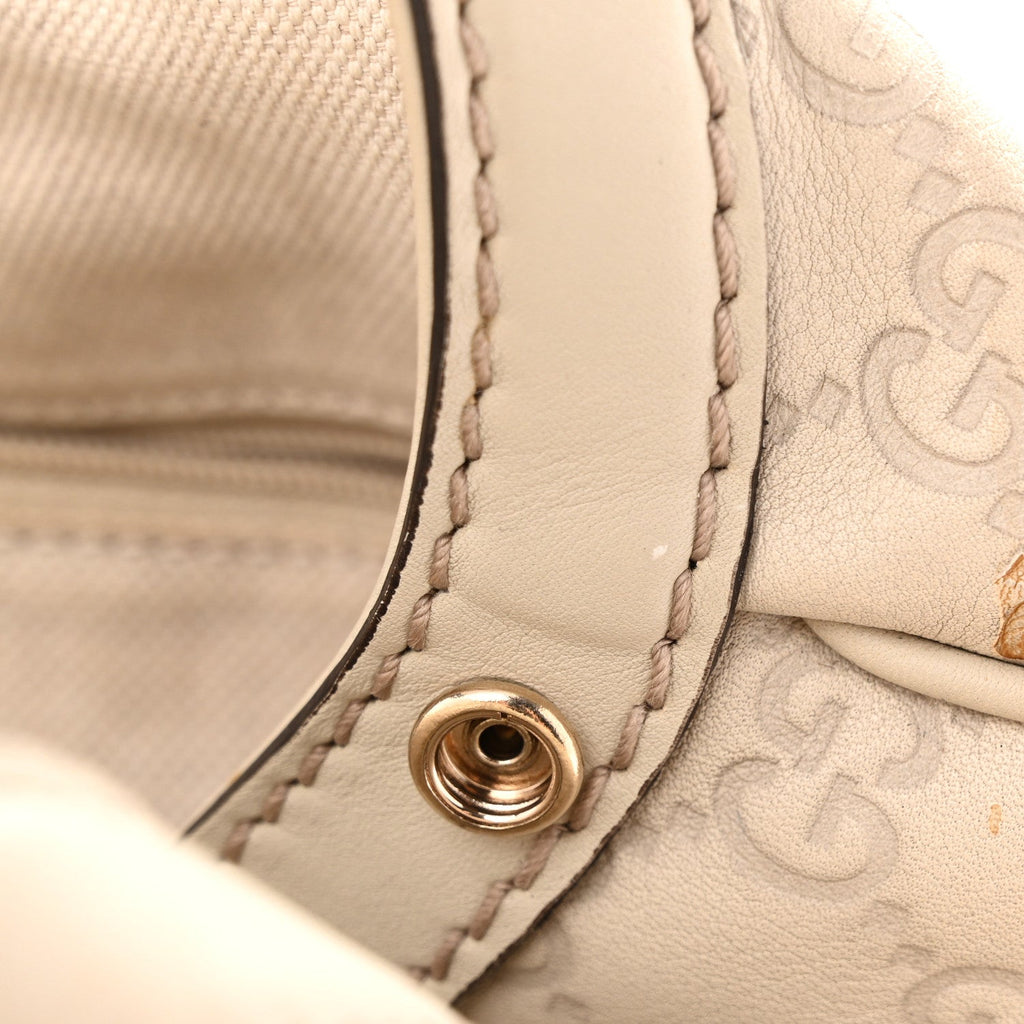 Guccissima Medium Sukey Tote Mystic White £¨ Direct shipment via from wholesalehk.shop