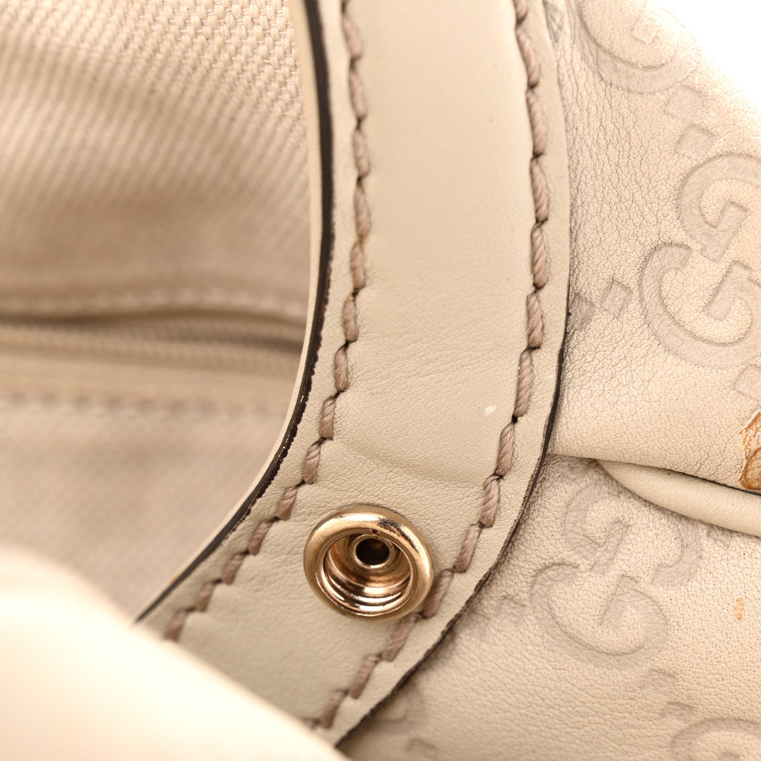 Guccissima Medium Sukey Tote Mystic White £¨ Direct shipment via from wholesalehk.shop