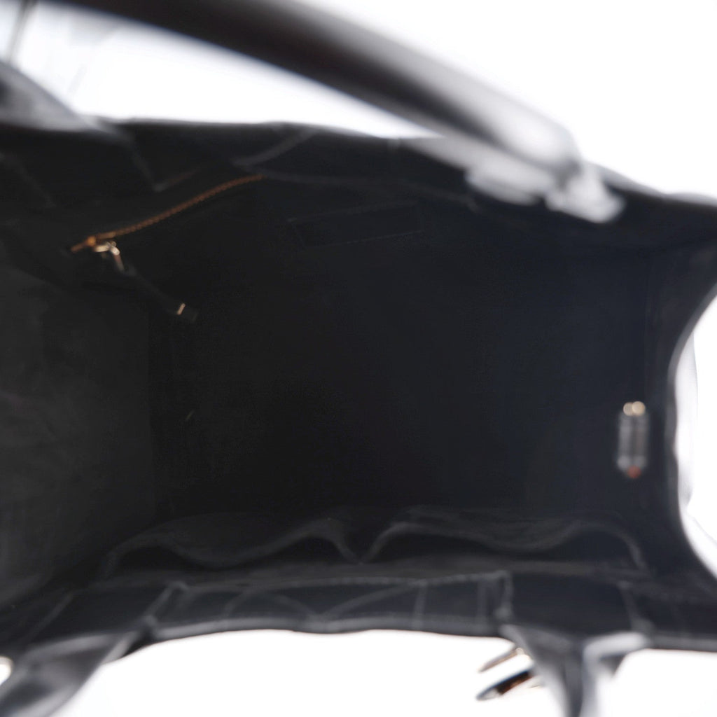Calfskin Macro Cannage Small Book Tote Black £¨ Direct shipment via from wholesalehk.shop