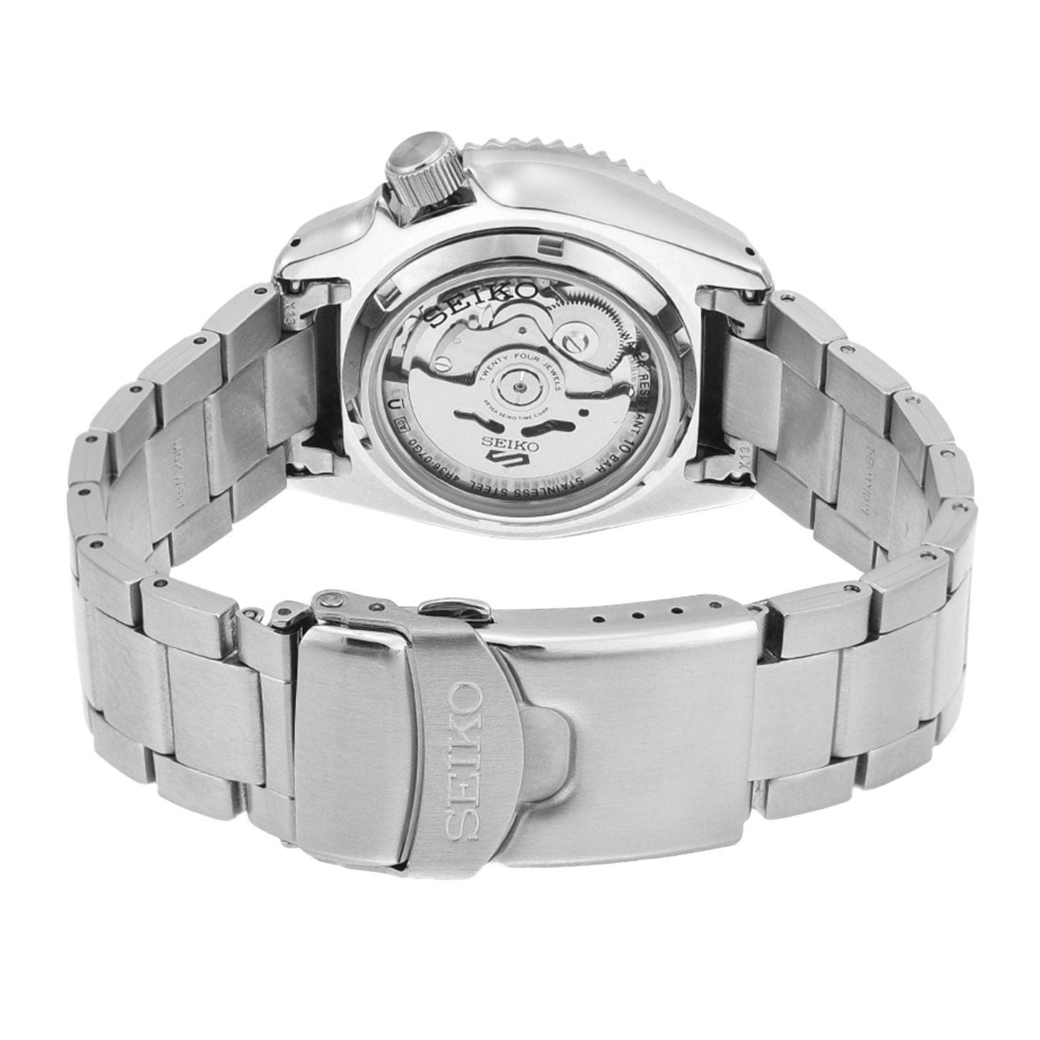 Seiko 5 Sports Automatic Analog Blue Dial Silver Steel Strap Watch For Men - SRPD51K1 wholesalehk.shop