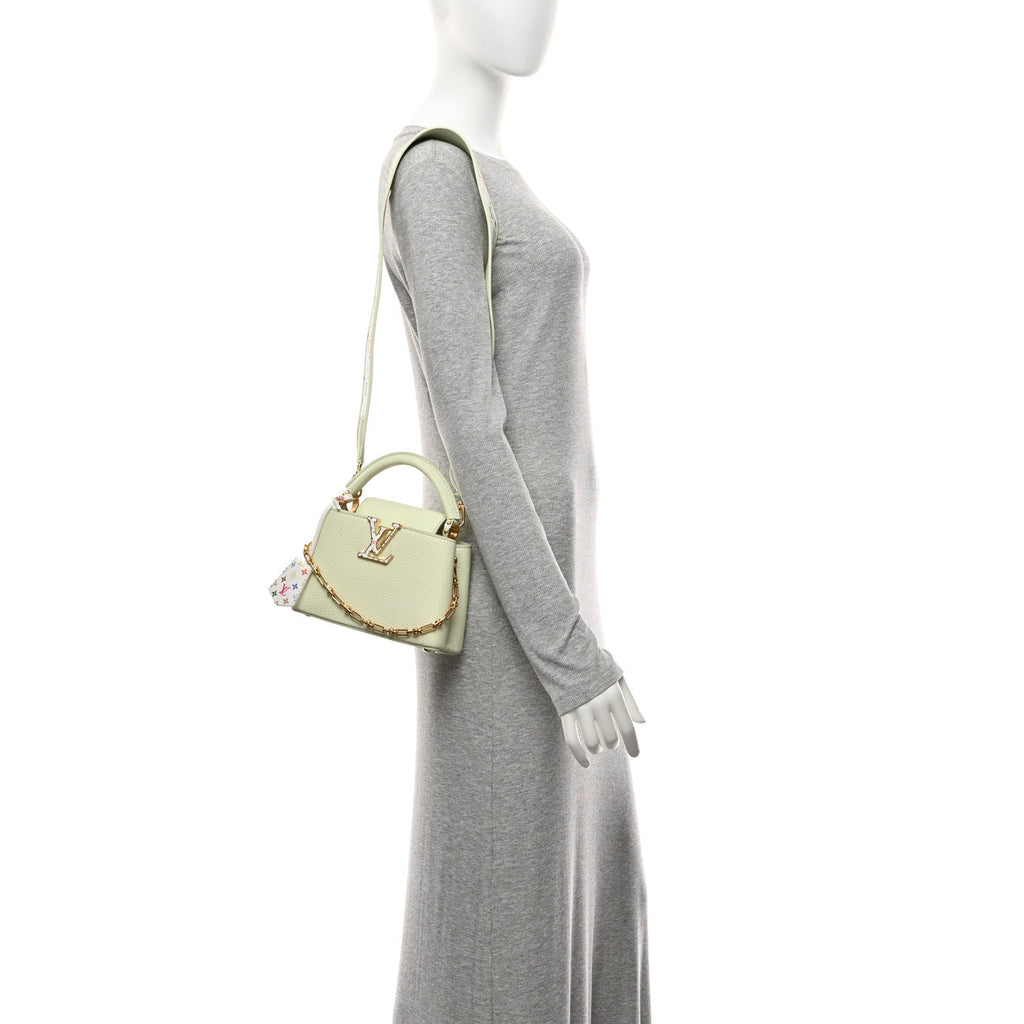 LV X TM Taurillon Mini Capucines Green £¨ Direct shipment via from wholesalehk.shop
