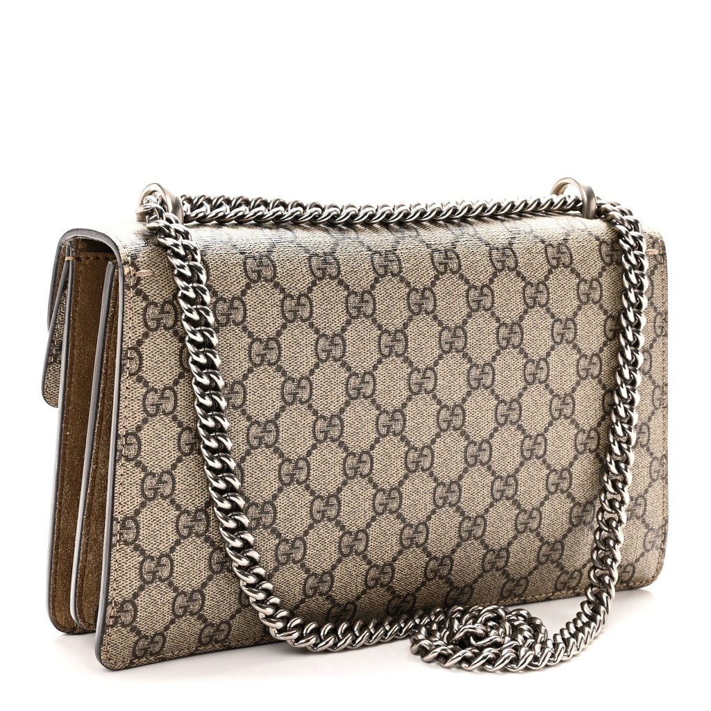 GG Supreme Monogram Small Dionysus Shoulder Bag Taupe wholesalehk.shop