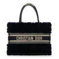 Shearling Cannage Medium Book Tote Deep Blue Natural £¨ Direct shipment via from wholesalehk.shop