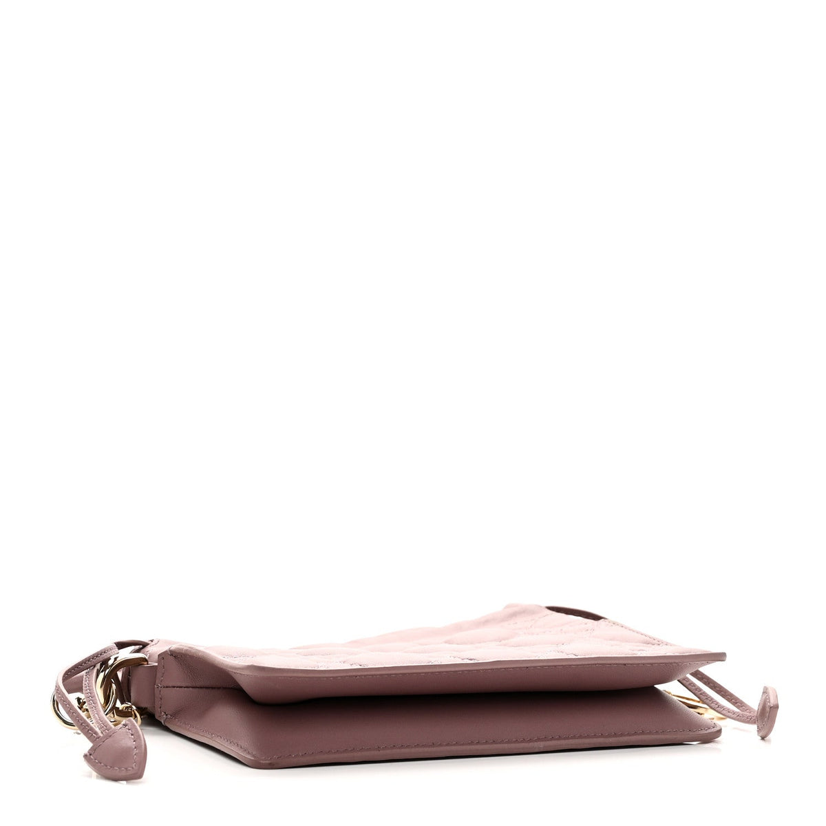 Lambskin Cannage Milly Mini Drawstring Bag Pink Peony wholesalehk.shop
