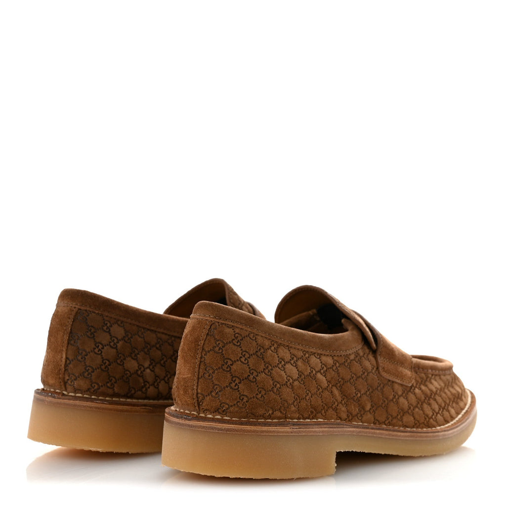 Luxury Suede Microguccissima Mens Loafers 9.5 Nocciola £¨ Direct shipment via from wholesalehk.shop