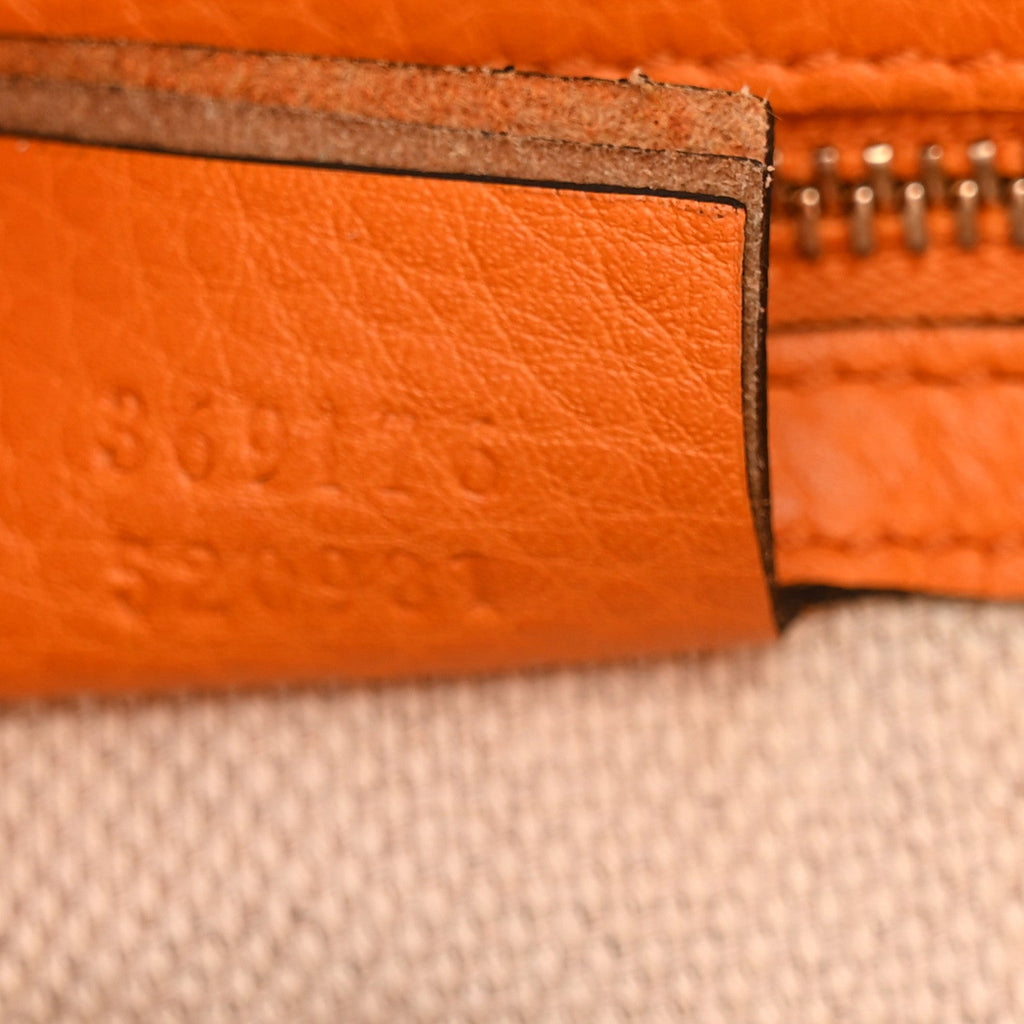 Pebbled Calfskin Small Soho Top Handle Bag Curcuma wholesalehk.shop