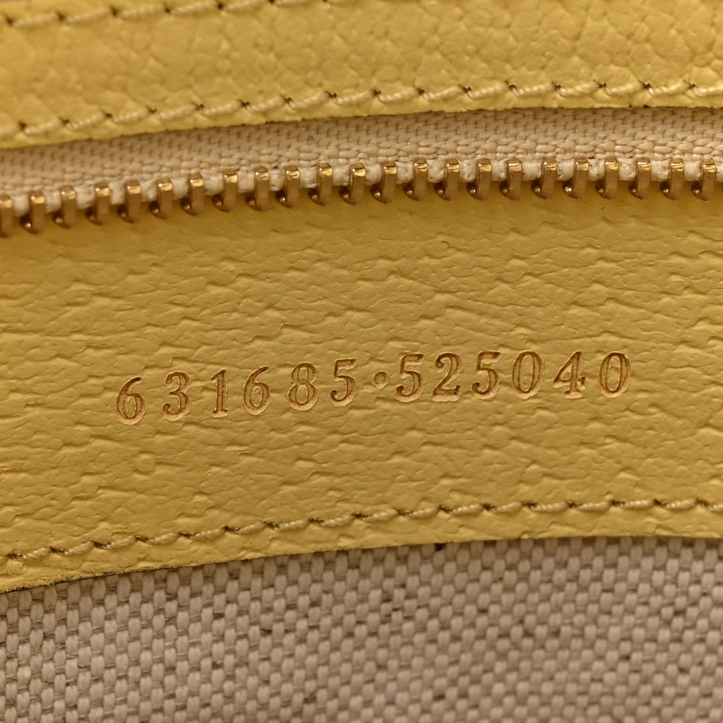 Straw Textured Dollar Calfskin Cancun Medium Ophidia Shopping Tote Orange Yellow wholesalehk.shop