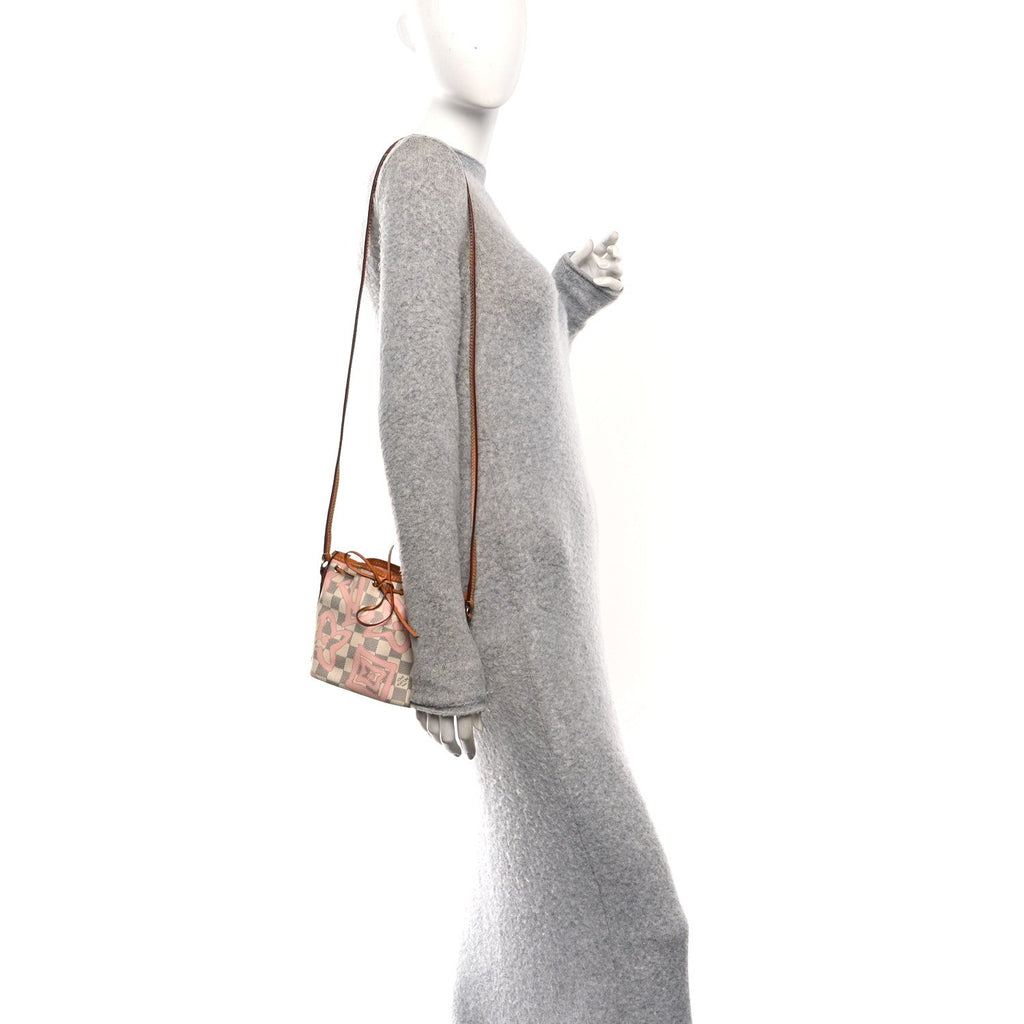 Damier Azur Tahitienne Nano Noe Rose Ballerine £¨ Direct shipment via from wholesalehk.shop