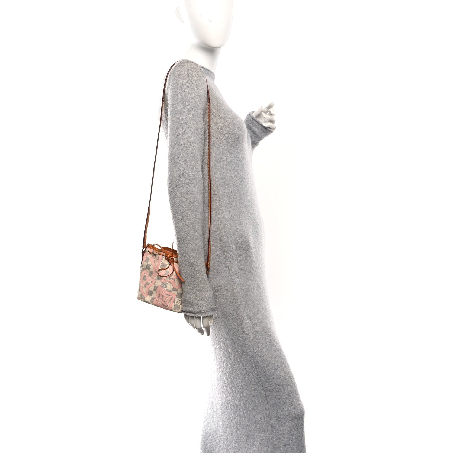 Damier Azur Tahitienne Nano Noe Rose Ballerine £¨ Direct shipment via from wholesalehk.shop