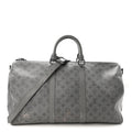 Calfskin Monogram Shadow Keepall Bandouliere 50 Anthracite Gray wholesalehk.shop