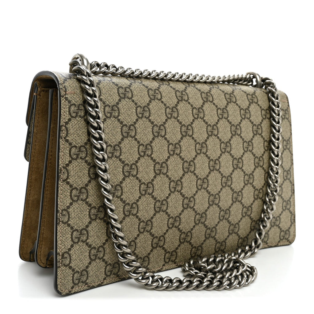GG Supreme Monogram Small Dionysus Shoulder Bag Taupe wholesalehk.shop
