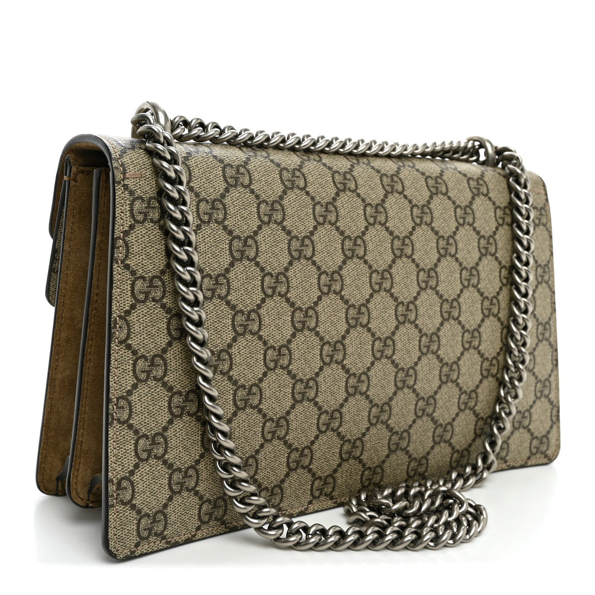 GG Supreme Monogram Small Dionysus Shoulder Bag Taupe wholesalehk.shop