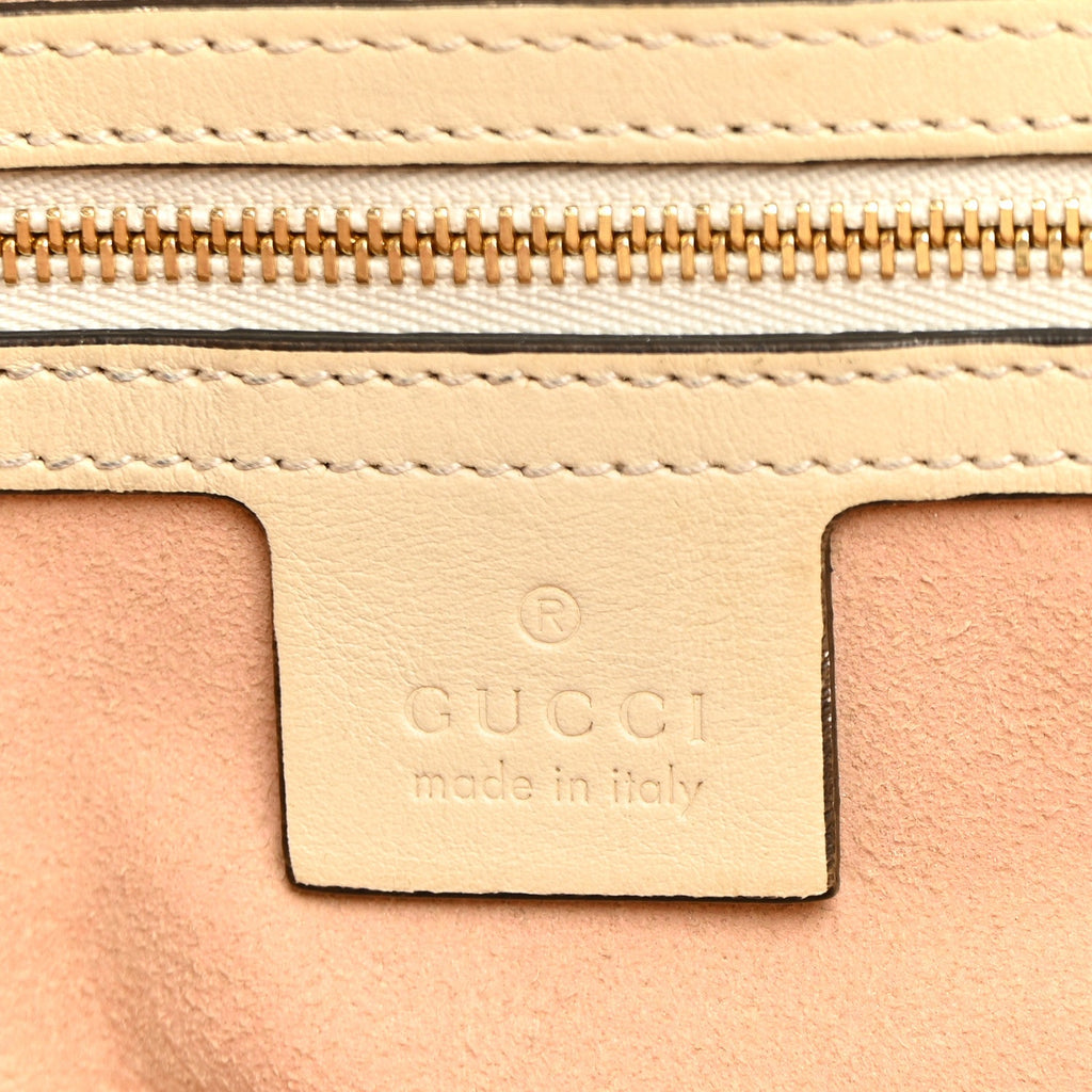 GG Supreme Monogram Medium Padlock Tote White £¨ Direct shipment via from wholesalehk.shop