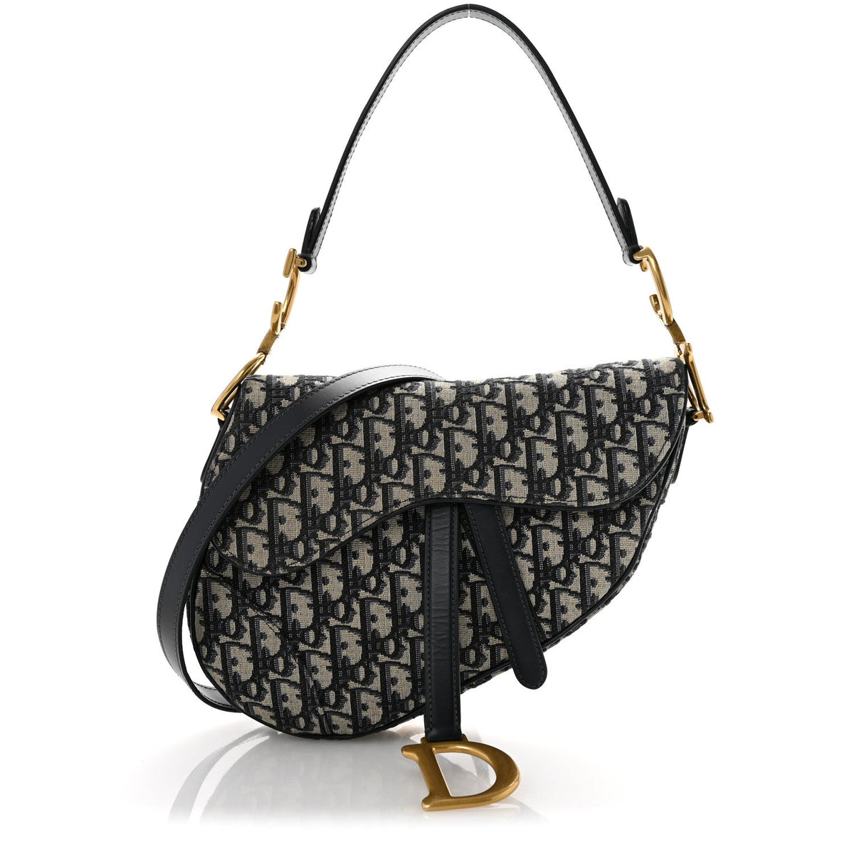 Oblique Saddle Bag With Strap Blue wholesalehk.shop