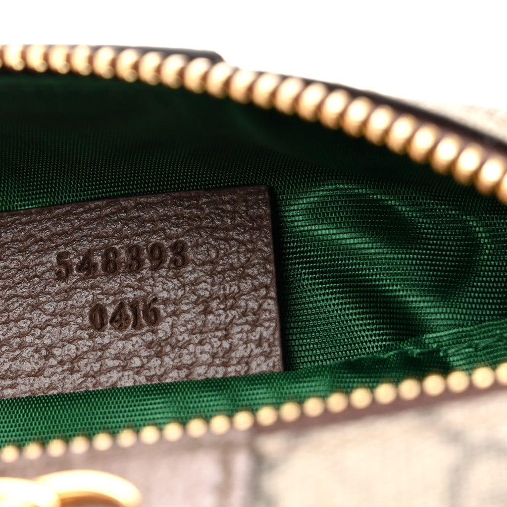 Soft GG Supreme Monogram Calfskin Medium Ophidia Cosmetic Case Beige Ebony New Acero wholesalehk.shop