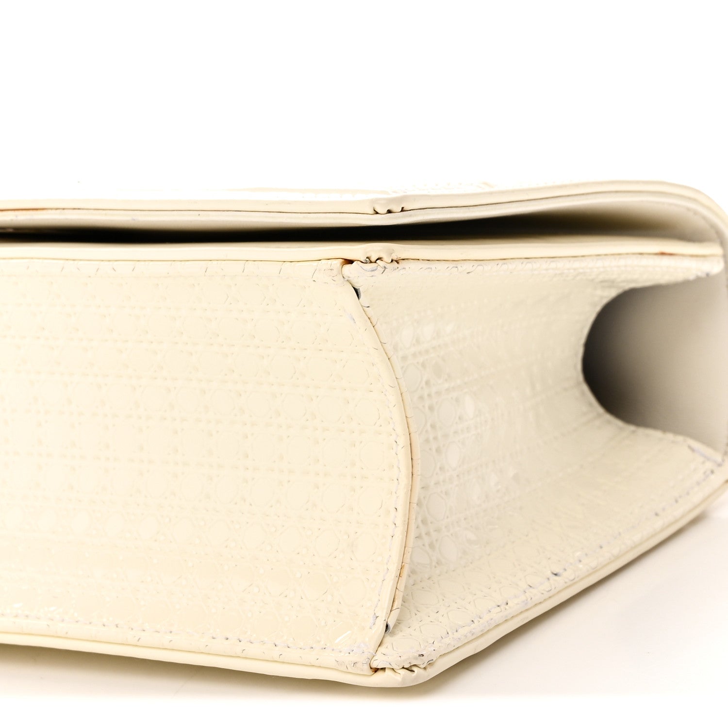 Patent Micro-Cannage Small Diorama Flap Bag White ¡§ Direct shipment via from wholesalehk.shop