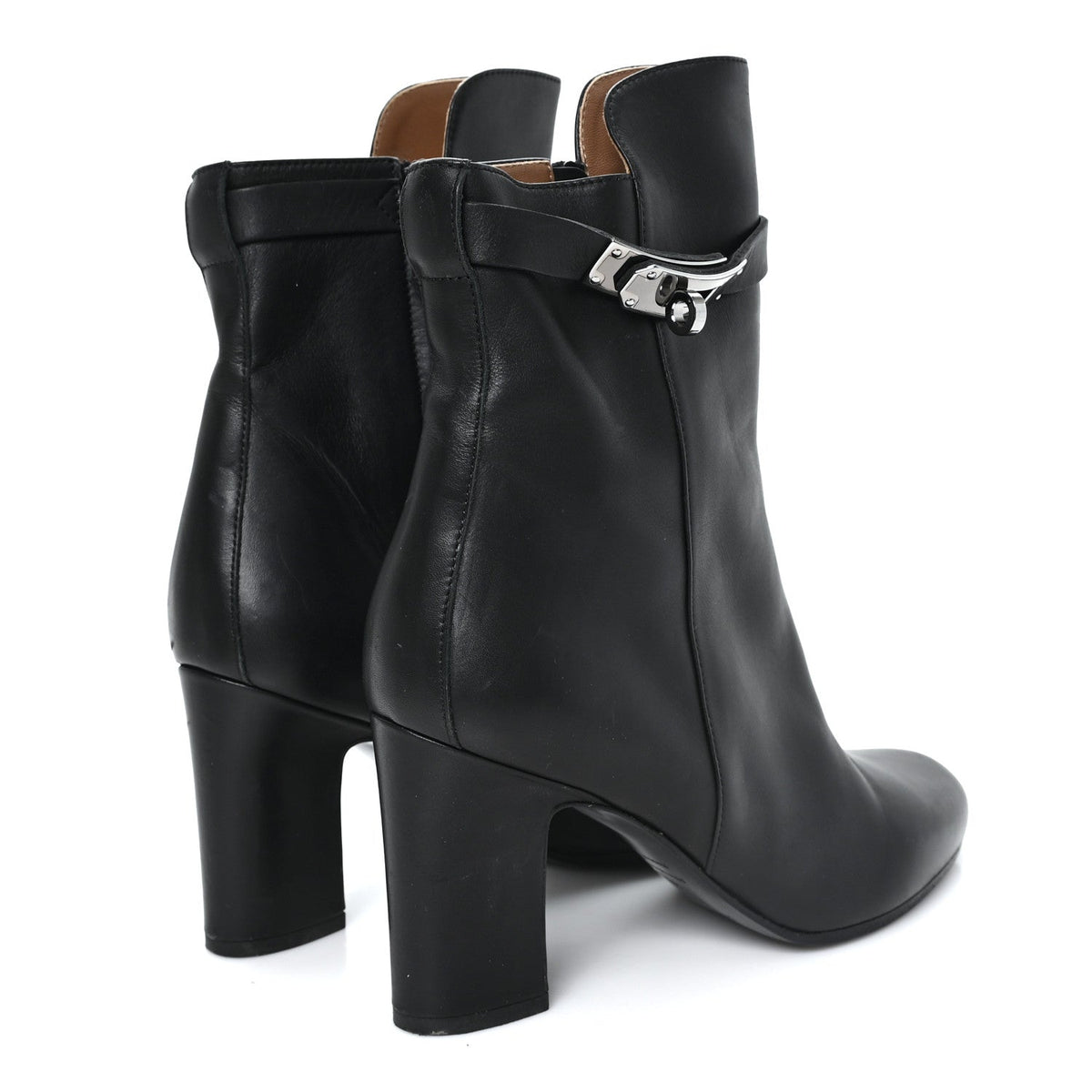Calfskin Saint Germain Ankle Boots 37.5 Black wholesalehk.shop