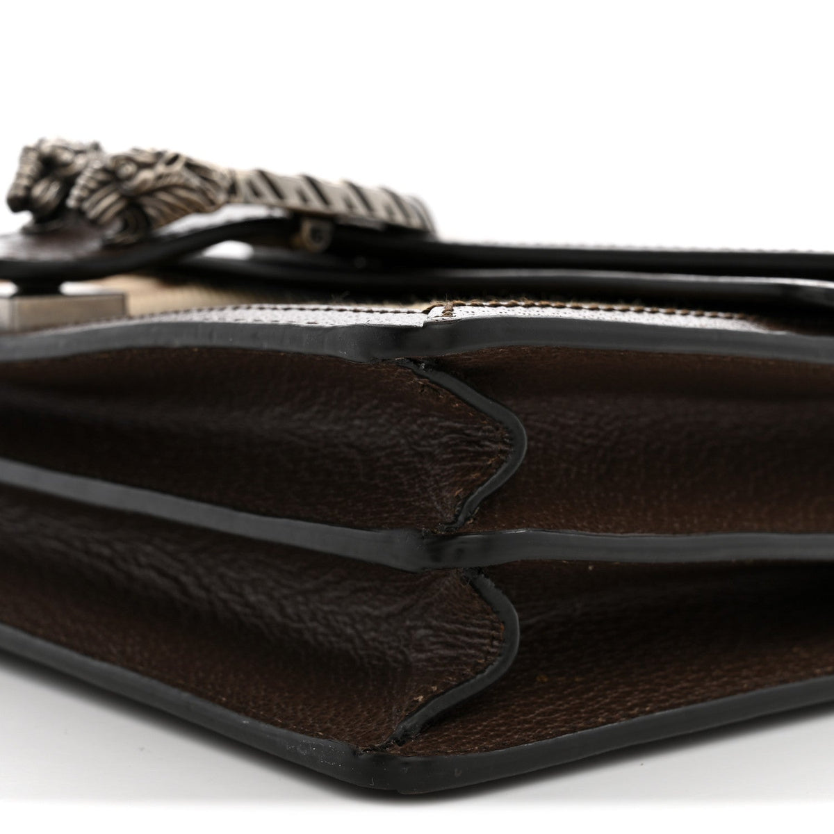 Monogram Jumbo GG Textured Dollar Calfskin Small Dionysus Shoulder Bag Camel Ebony New Acero wholesalehk.shop