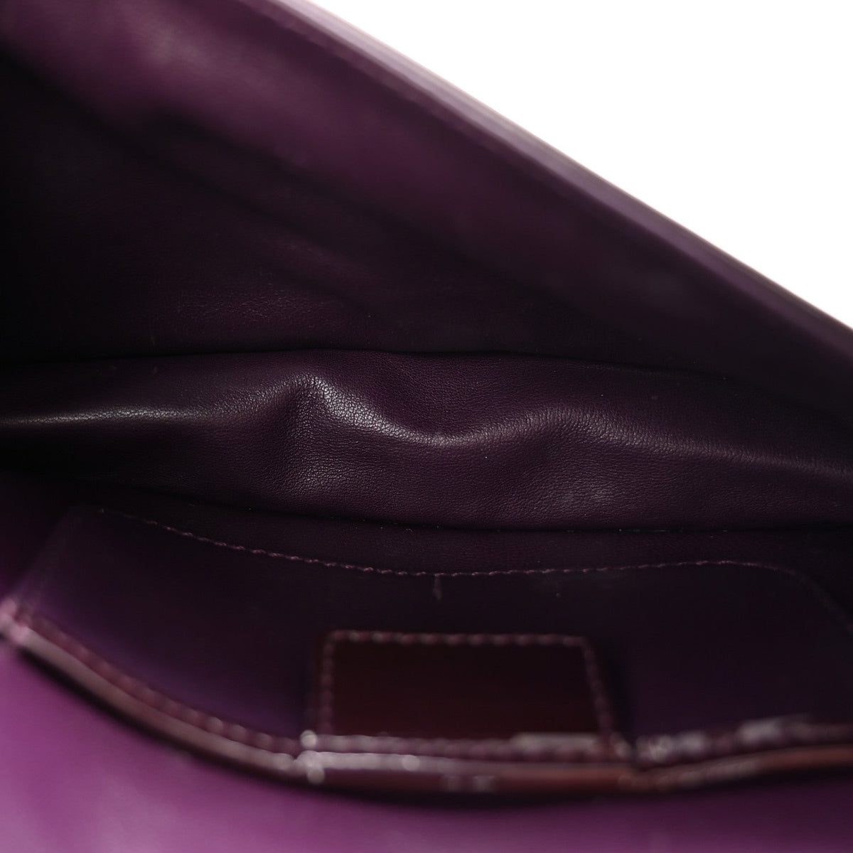 Patent Cannage Lady Dior Chain Wallet Purple wholesalehk.shop