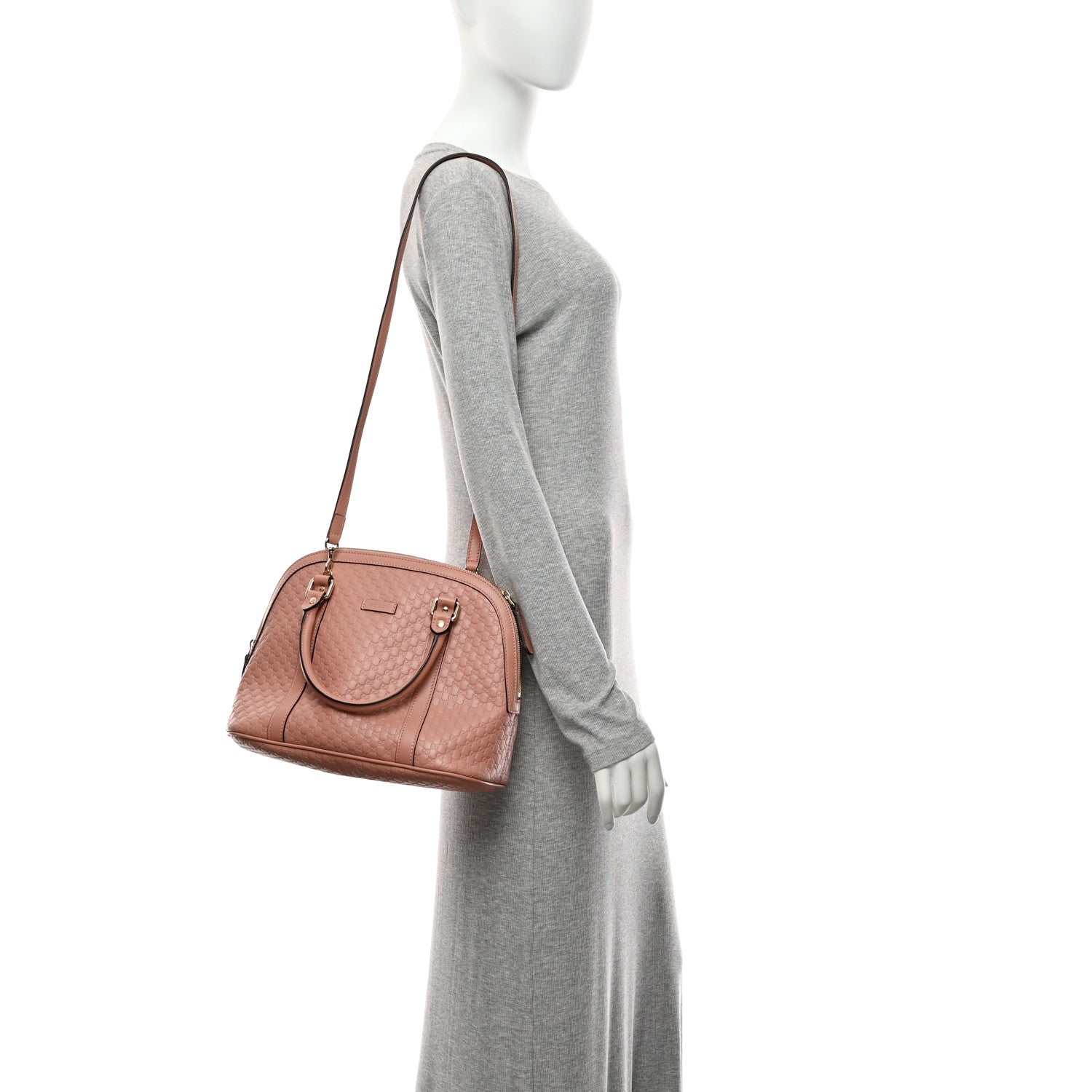 Microguccissima Medium Dome Bag Soft Pink £¨ Direct shipment via from wholesalehk.shop