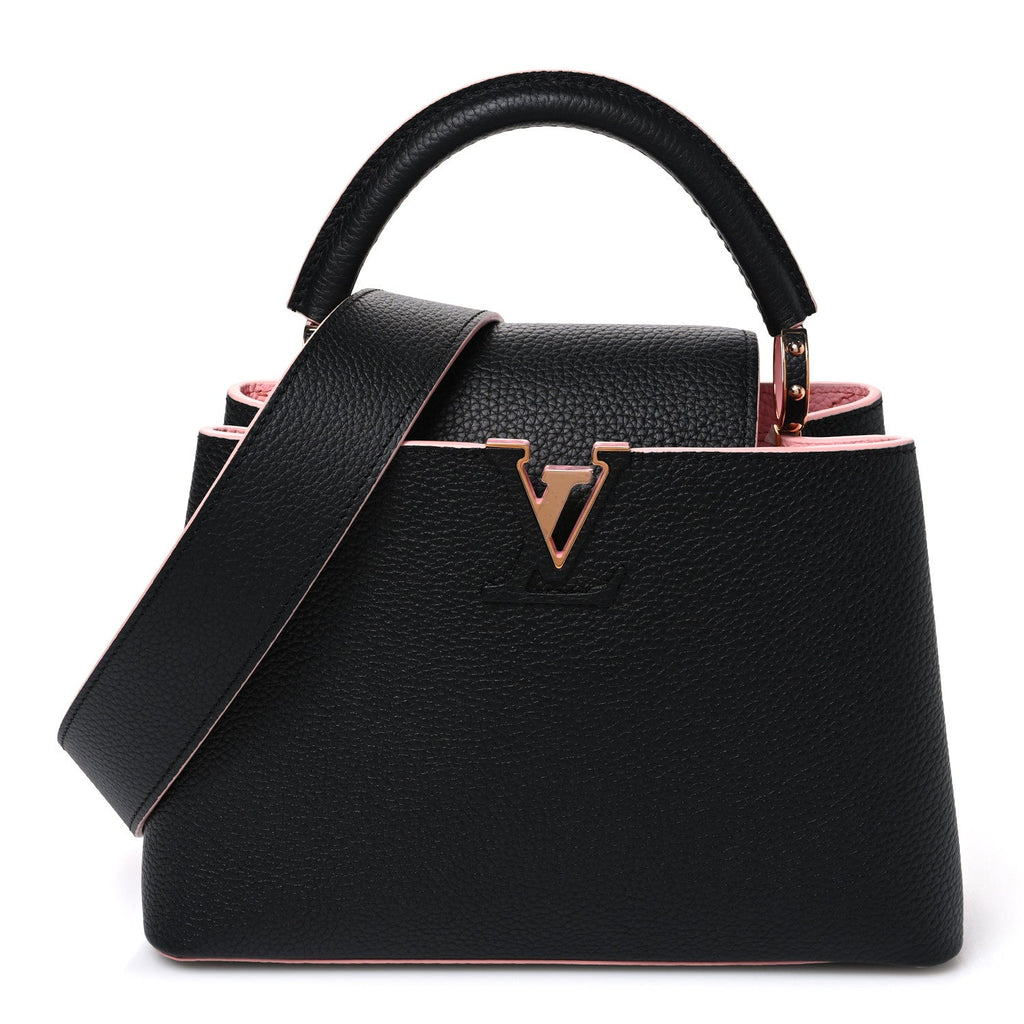 Taurillon Capucines BB Black Pink £¨ Direct shipment via from wholesalehk.shop