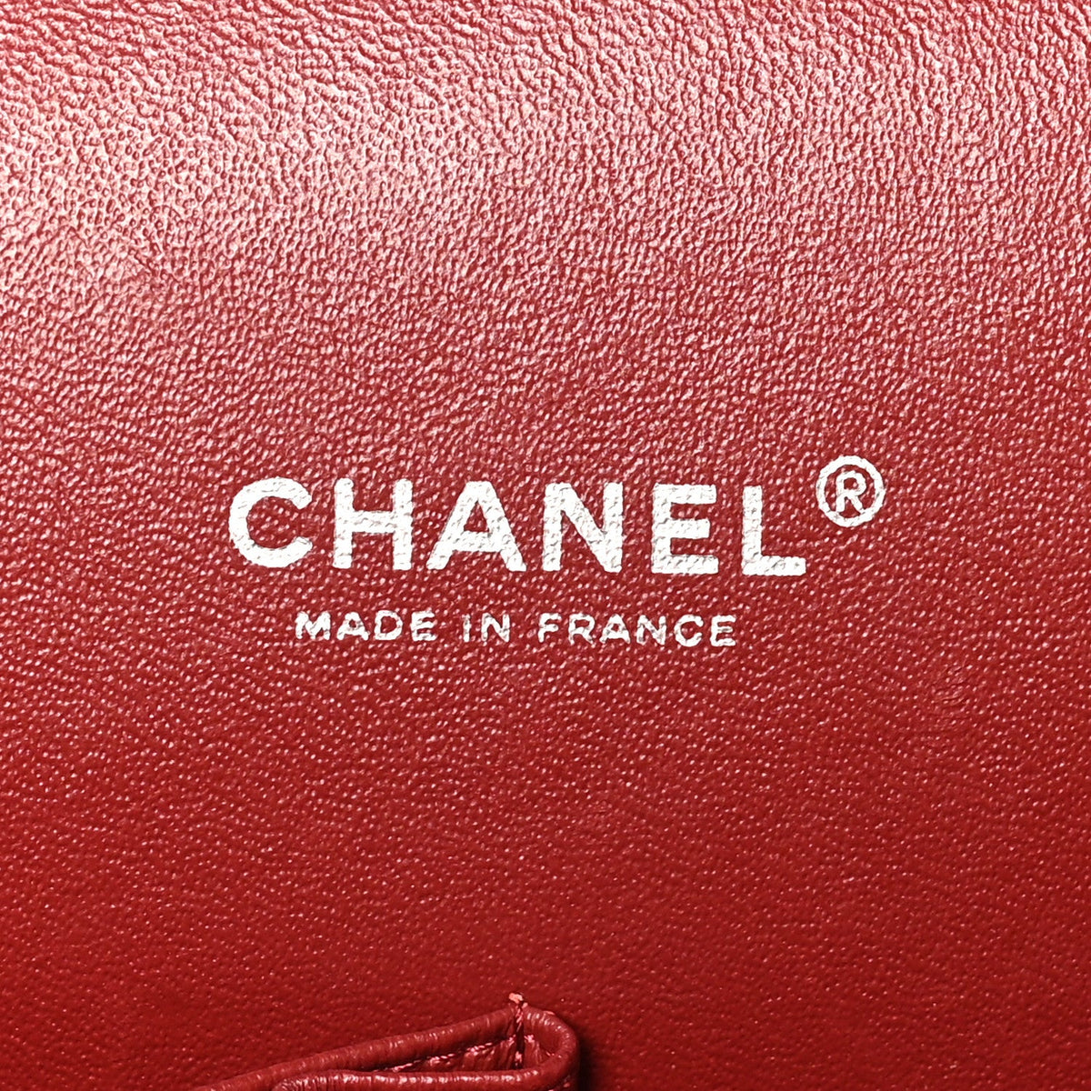 Caviar Quilted Maxi Double Flap Dark Red wholesalehk.shop