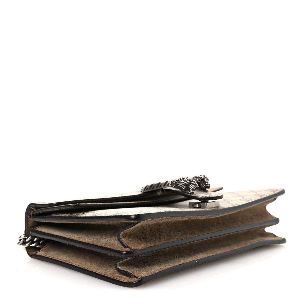 GG Supreme Monogram Small Dionysus Shoulder Bag Taupe Taupe wholesalehk.shop