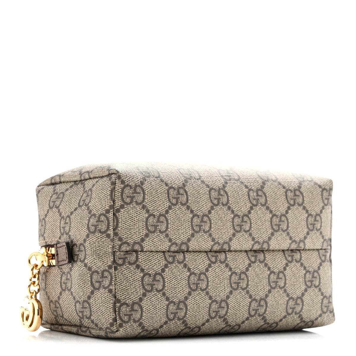 Soft GG Supreme Monogram Calfskin Medium Ophidia Cosmetic Case Beige Ebony New Acero wholesalehk.shop