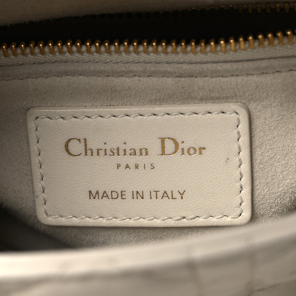 Lambskin Cannage Small My ABCDior Lady Dior Latte wholesalehk.shop